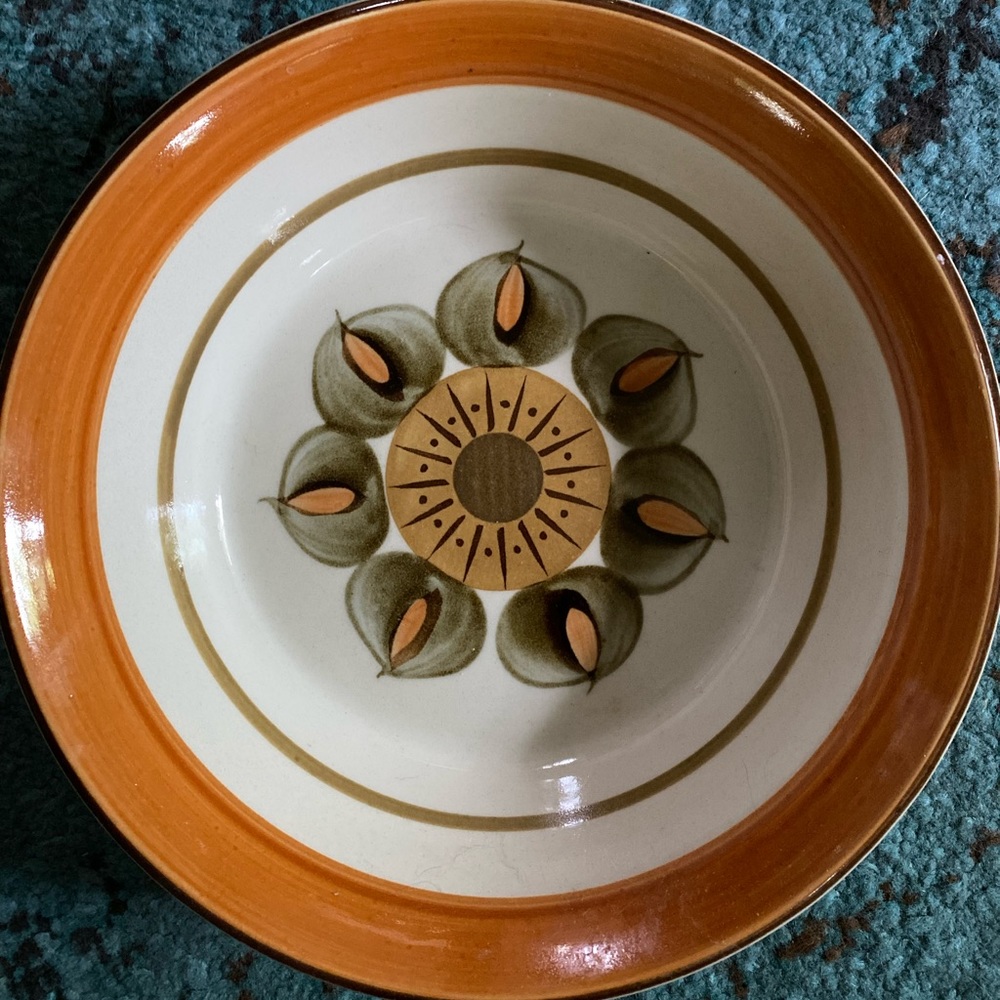 Vintage Premiere Dura Stone 8" bowl Melba P9251 Japan